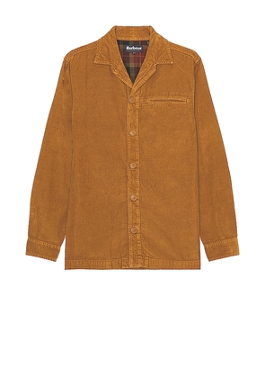 Barbour Casswell Overshirt in Tan. Size L, M, XL/1X.