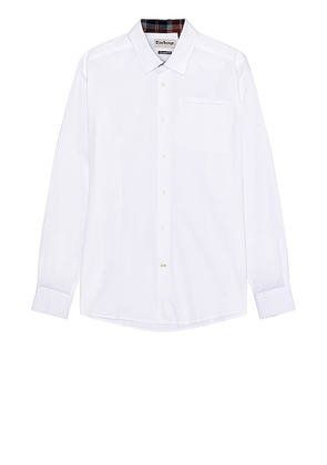 Barbour Lyle Tailored Shirt in White. Size L, M, XL/1X.