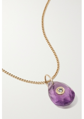 Pascale Monvoisin - Orso N°1 Collier 9- And 14-karat Gold, Amethyst And Diamond Necklace - Purple - One size