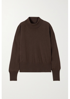 TOTEME - Cashmere Turtleneck Sweater - Brown - xx small,x small,small,medium,large