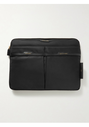 Anya Hindmarch - Leather-trimmed Econyl® Shell Technology Case - Black - One size