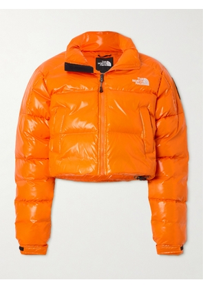 The North Face - Rusta 2.0 Embroidered Quilted Padded Glossed-shell Jacket - Orange - x small,small,medium,large,x large