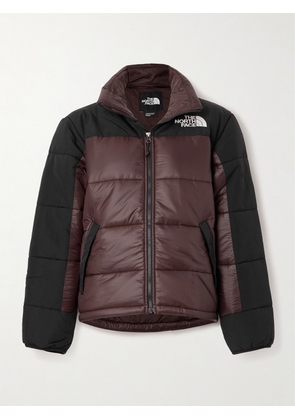 The North Face - Himalayan Canvas And Padded Quilted Recycled-ripstop Jacket - Brown - x small,small,medium,large,x large
