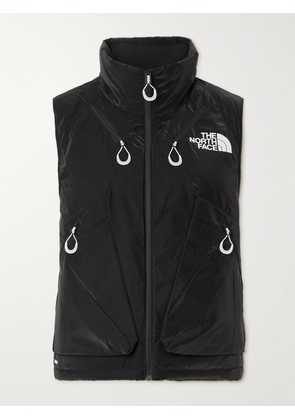 The North Face - Reversible Embroidered Quilted Shell Down Vest - Black - x small,small,medium,large,x large