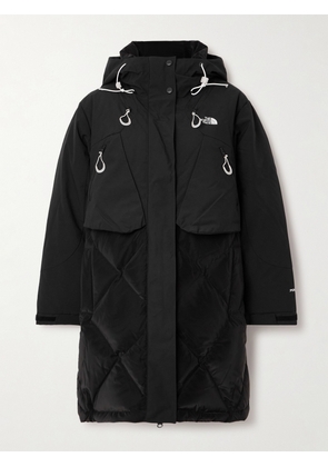 The North Face - Layered Quilted Down Jacket - Black - x small,small,medium,large,x large