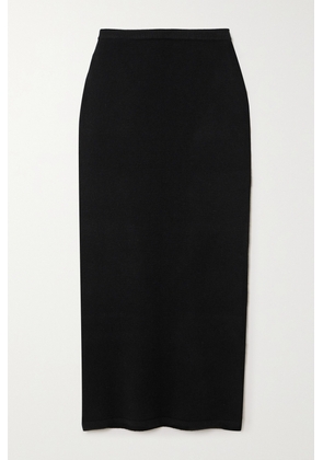 Arch4 - + Net Sustain Lennox Organic Cashmere Midi Skirt - Black - x small,small,medium,large