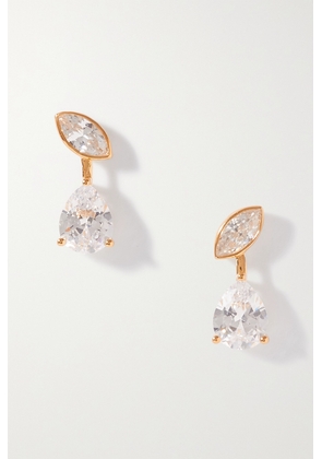 Anissa Kermiche - Mesmeric Gold Vermeil Crystal Earrings - One size