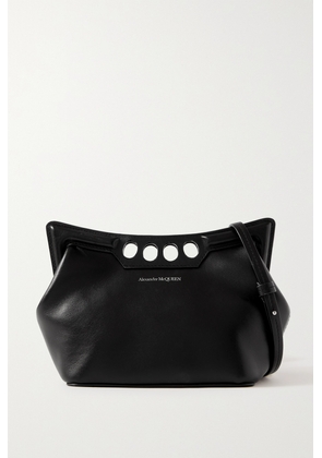 Alexander McQueen - Mini Peak Cut-out Leather Shoulder Bag - Black - One size