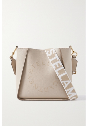 Stella McCartney - Logo-perforated Vegetarian Leather Shoulder Bag - Off-white - One size