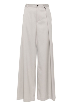 MM6 Maison Margiela tailored wide-leg trousers - Grey