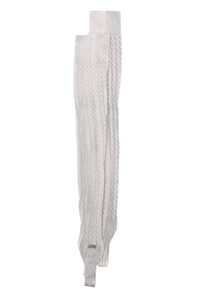 Paloma Wool stirrup-cuff merino leg warmers - Grey