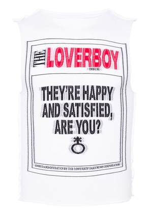 Charles Jeffrey Loverboy The Loverboy Issue cotton tank top - White