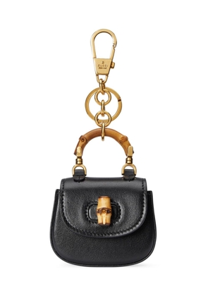 Gucci Bamboo 1947 leather keychain - Black