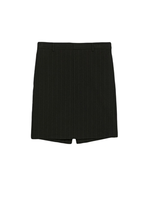 Gucci pinstriped wool shorts - Black