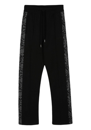 Versace knitted track pants - Black