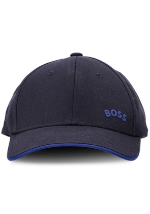 BOSS logo-print baseball cap - Blue