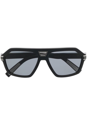 Dolce & Gabbana Eyewear double-bridge geometric-frame sunglasses - Black