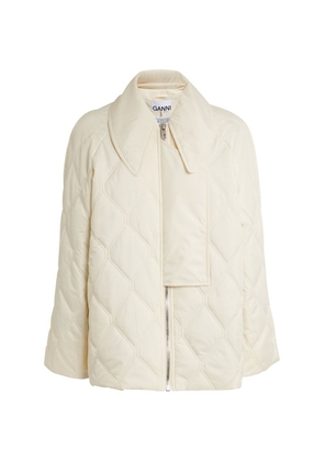 Ganni Quilted Ripstop Coat