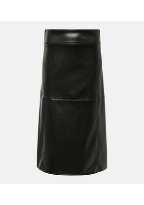 'S Max Mara Rimini faux leather midi skirt