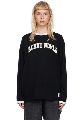 UNDERCOVER Black 'Vacant World' Long Sleeve T-Shirt