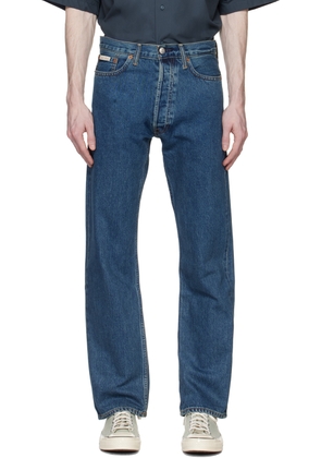Calvin Klein Indigo Straight-Fit Jeans