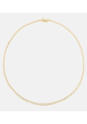 Stone and Strand Let It Slide 10kt gold necklace with diamonds
