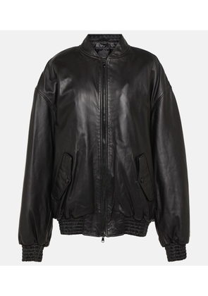 Wardrobe.NYC Leather bomber jacket