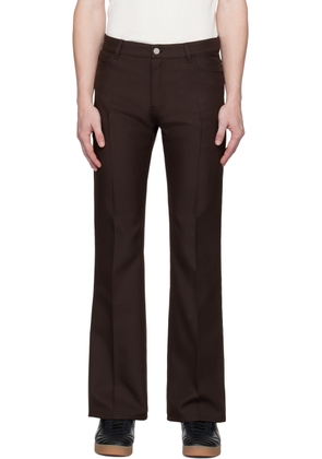 Courrèges Brown Bootcut Trousers