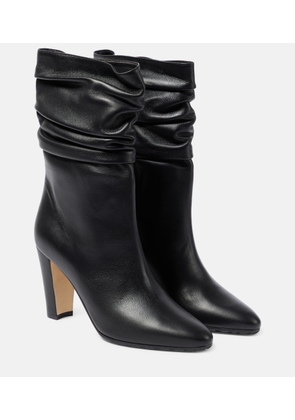 Manolo Blahnik Calasso leather ankle boots