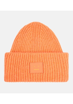 Acne Studios Pansy ribbed-knit wool beanie