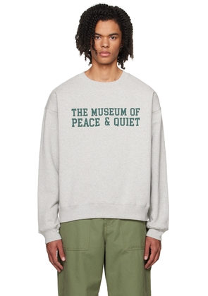 Museum of Peace & Quiet Gray Campus Sweatshirt