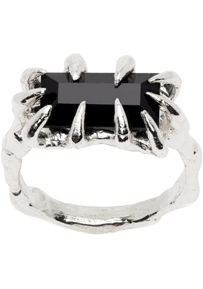 Harlot Hands SSENSE Exclusive Silver Veil Ring