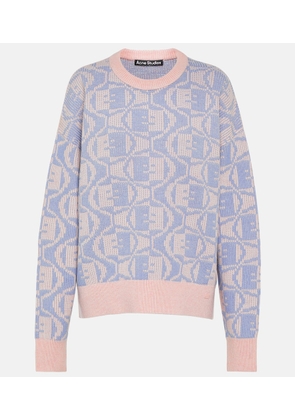Acne Studios Katch cotton and wool jacquard sweater