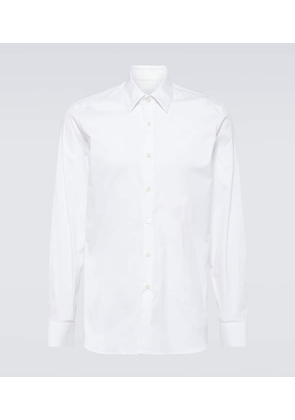 Prada Cotton-blend poplin shirt