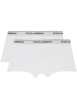Dolce & Gabbana Two-Pack White Boxer Briefs