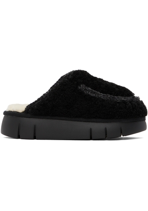 Mou Black Bounce Slippers