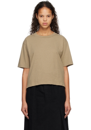 Margaret Howell Taupe Simple T-Shirt