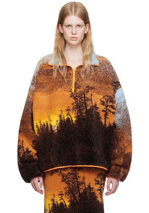 Conner Ives SSENSE Exclusive Orange Hudson River School Sweater