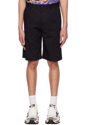 Dolce & Gabbana Black Branded Shorts