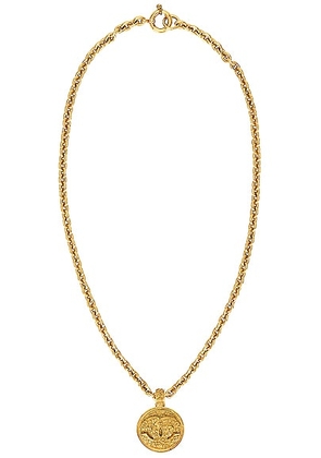 chanel Chanel Coco Mark Pendant Necklace in Gold - Metallic Gold. Size all.