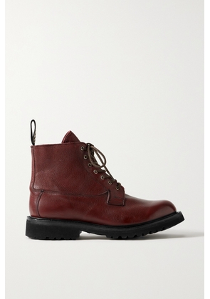 Gabriela Hearst - + Tricker’s Camilla Textured-leather Ankle Boots - Brown - UK 3.5,UK 4,UK 4.5,UK 5,UK 5.5,UK 6,UK 6.5,UK 7,UK 7.5,UK 8