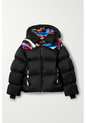 PUCCI - Hooded Printed Quilted Shell Down Jacket - Black - IT38,IT40,IT42,IT44,IT46