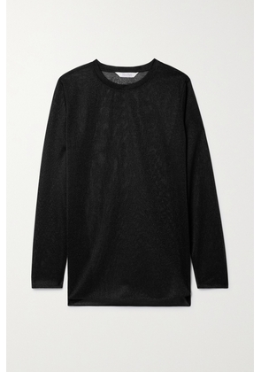 Max Mara - Leisure Etra Metallic Knitted Top - Black - x small,small,medium,large,x large