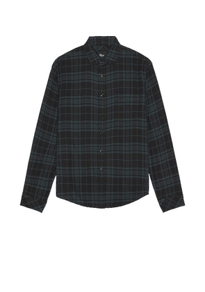 Rails Lennox Brushed Cotton Blend in Green. Size L, M, XL.