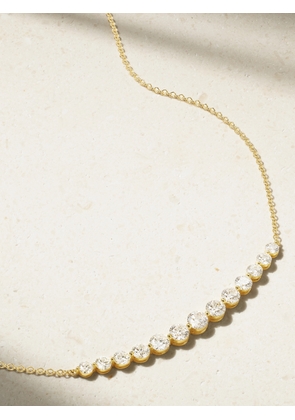 Anita Ko - Cosmic Crescent 18-karat Gold Diamond Necklace - One size