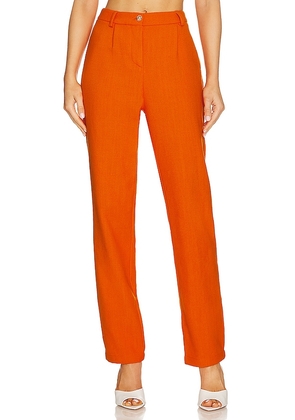 VALENTINA SHAH Parker Pants in Orange. Size 6/M.