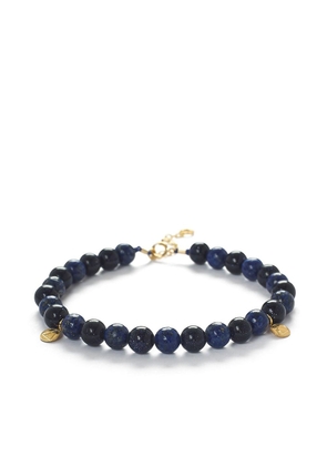 THE ALKEMISTRY lapis lazuli beaded bracelet - Gold