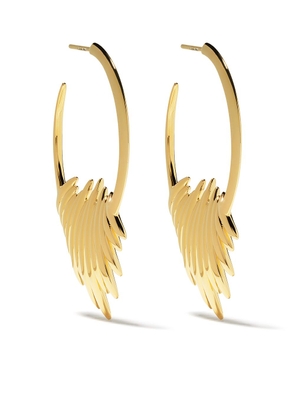 Shaun Leane Quill hoop earrings - Gold