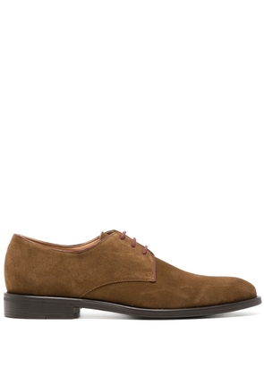 PS Paul Smith almond-toe derby shoes - Brown