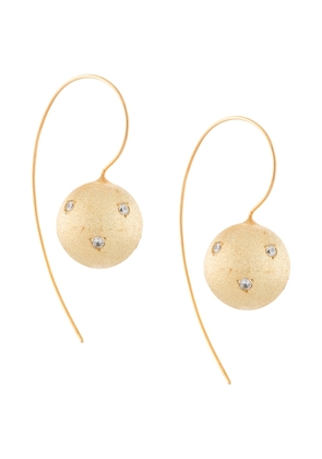 Eshvi Stone Galaxy earrings - Gold